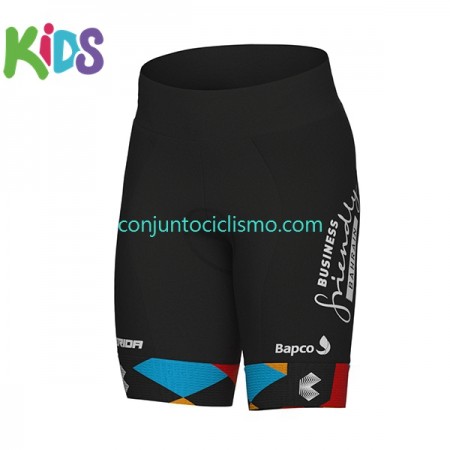 Culotte corto Team Bahrain Victorious 2022 N001 Niños